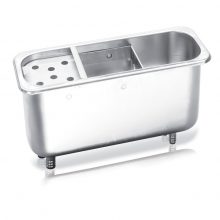 Vaschetta Gelato Lacor In Acciaio Inox 18/10 - 360x165x120 Mm, Impilabile, Lavabile In Lavastoviglie, Per Conservazione - Foto 2